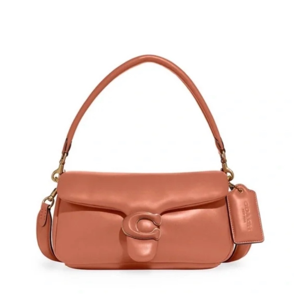 Coach Pillow Tabby Shoulder Leather Bag 26 in Light Coral C0772